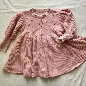 Pink Knit Dress 2Y